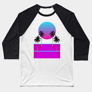 Summer Nights Are Calling - Pink Moonlight T-Shirts and Clothing Baseball T-Shirt